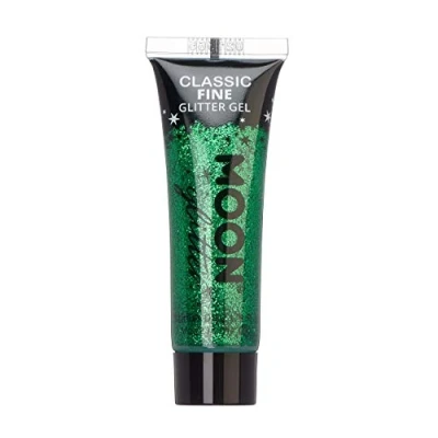 Image of Classic Fine Face &amp; Body Glitter Gel by Moon Green Cosmetic Festival Paint for Face, Body, Hair, Nails 12ml