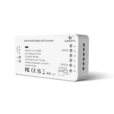 Image of GLEDOPTO WLED Controller Digital Addressable LED Stripe WS2811, WS2812B, SK6812, WS 2801 APA 012, APA104 (WLED)
