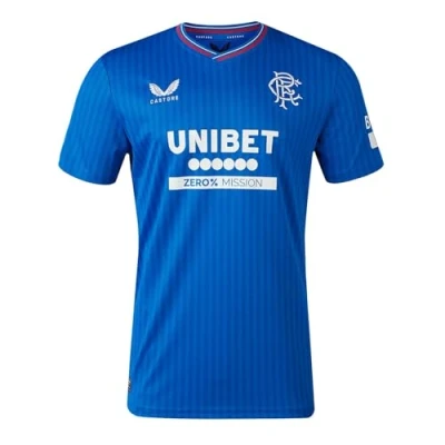 Image of Castore 2023 2024 Glasgow Blues Home Football Soccer T Shirt