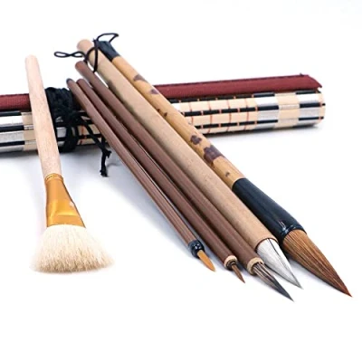 Image of CENPEK 7Pcs set Excellent Chinese Calligraphy Brush Kanji Japanese Sumi Drawing