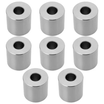 Image of OTOTEC 8Pcs 304 Stainless Steel Spacer Sleeve M8 Unthreaded Bushing Gasket IDxOD 8.2x20mm Height 20mm for Mechanical Power Equipment Metal Devices