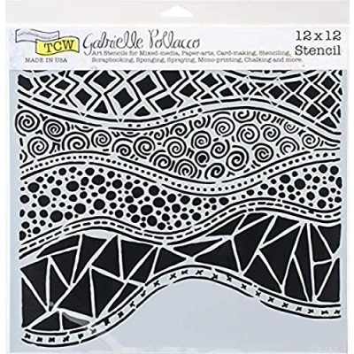 Image of Crafters Workshop TCW743 Template, Multi Colour, 12 x Inch
