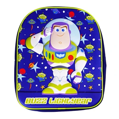 Image of Toy Story Disney Junior Backpack Kids&#039; Buzz Lightyear Salute 30cm School Bag