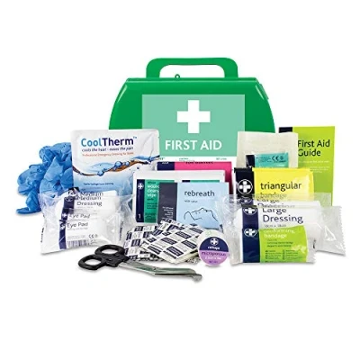 Image of Lewis Plast Small Premium BS8599 1 Compliant (Low Risk High Risk) First Aid Kit For Injuries