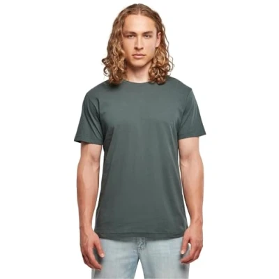 Image of Build your Brand Men&#039;s Basic Round Neck T Shirt, Bottlegreen, 4XL