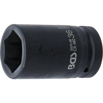 Image of BGS 5500 36 Impact Socket Hexagon, deep 25 mm (1&quot;) Drive