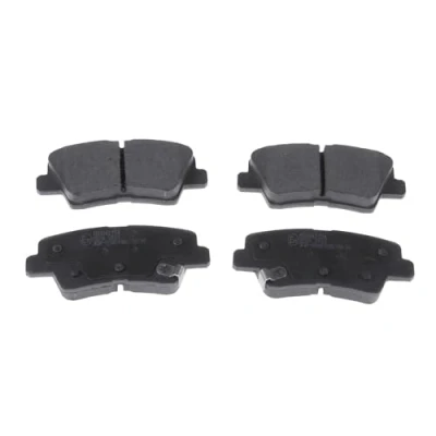 Image of 583023ZA10 Brake pad set BLUE PRINT ADG042154 Rear Axle with acoustic wear warning KIA: Optima / K5, RIO 3, CARENS 4, HYUNDAI: i40 Saloon, Estate
