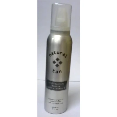 Image of Natural Tan Self Tanning Mousse with Vitamin E 150ml (Hypoallergenic)