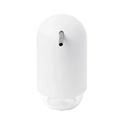 Image of Umbra Touch Soap Dispenser, White, 2 ¾ dia. x 5 ½ inches