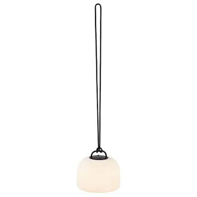 Image of Nordlux Kettle 22 Portable Pendant Light Lighting in Black/White Homeware Living Décor Outdoor Garden Driveway Doorway 5V, Class 3 (12V), IP65, LED Module A+
