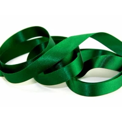 Image of 50mm Berisford Double Faced Satin Ribbon 455 Hunter Green per metre