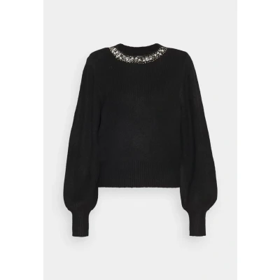 Image of Only ONLELSA women&#039;s Sweater in Black