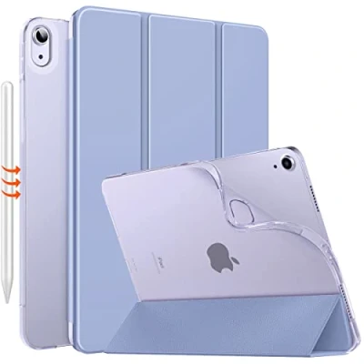 Image of MoKo for iPad Air 6th Generation 11 inch Case (M2) 2024, 5th/4th Gen 10.9&quot; 2022/2020, Translucent Frosted Soft TPU Back Cover 6/5/4 Gen, Slim Lavender Purple