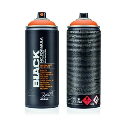 Image of 352195 Montana BLACK Power Orange 400ml (BLK P2000)