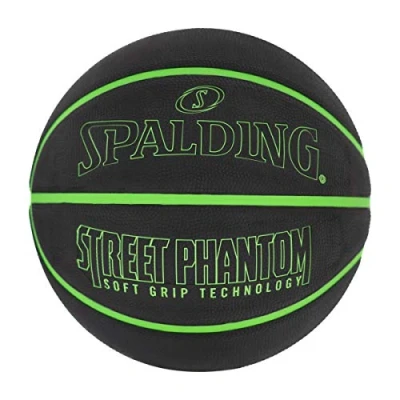 Image of Spalding Street Phantom Outdoor Basketball Neon Green 29.5&quot;