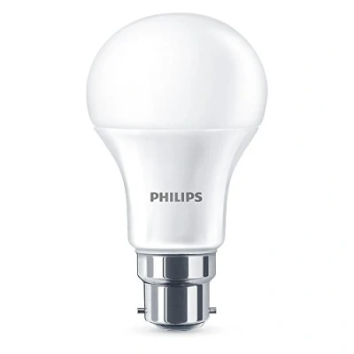 Image of Philips LED B22 Bayonet Cap Light Bulb, Frosted, 13 W (100 W) Warm White