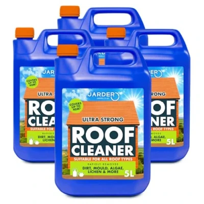 Image of Jarder Ultra Strong Roof Cleaner 4 x 5L Removes Mould, Dirt, Black Spot and More Super Concentrated Formula