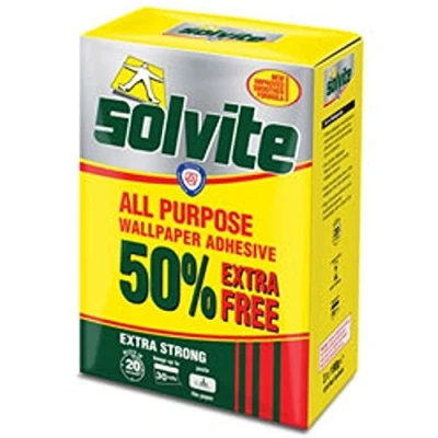 Image of Solvite 1082756 All Purpose Wallpaper Adhesive Decorator&#039;s Box