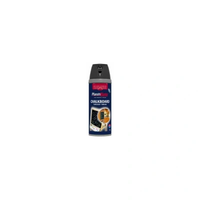Image of PlastiKote Twist &amp; Spray Chalkboard Paint Black 400ml PKT26001