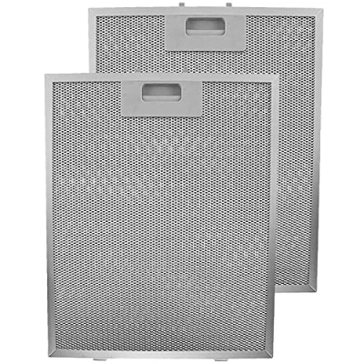 Image of SPARES2GO Metal Mesh Filter Fits AEG Baumatic Cooker Hood/Extractor Fan Vent (Pack of 2 Filters, Silver, 320 x 260 mm)