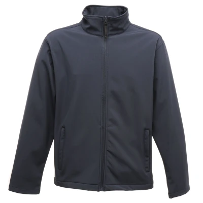 Image of Regatta Classic Mens Water Repellent Softshell Jacket (Navy) Size Large
