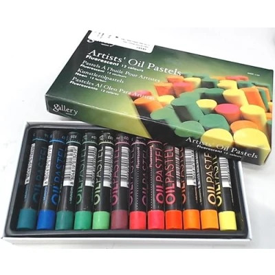 Image of Creativ 38281 Gallery Oil Pastel, thickness 1 cm, L: 7 neon colours, neon, 12asstd