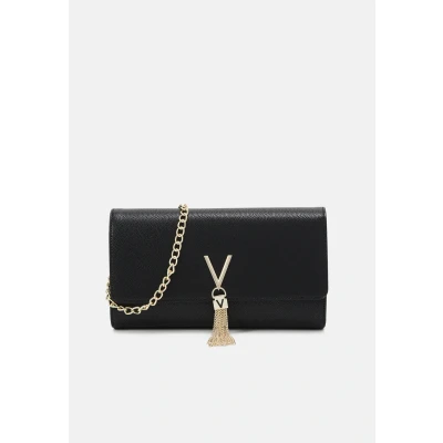 Image of Valentino Women&#039;s Pochette 1r4 divina Única para Mujer, Black/Gold