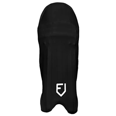 Image of FORTRESS Cricket Pad Covers 9 Colours Batting Pads Wicket Keeper (Batting Pads, Black)