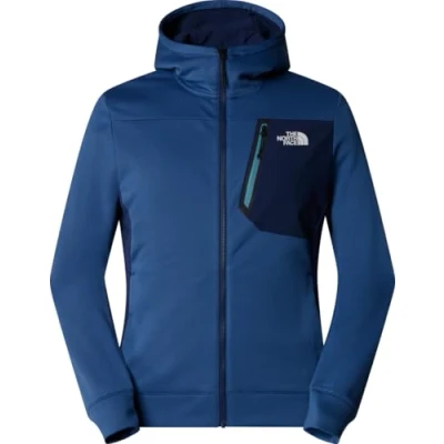 Image of THE NORTH FACE Men&#039;s Mountain Athletics Fz Flecce jacket, Shady Blue/Summit Navy, XS