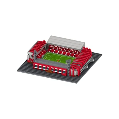 Image of FOCO Officially Licensed Nottingham Forest FC The City Ground BRXLZ Football Stadium Model Toy