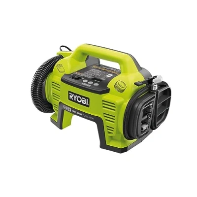 Image of Ryobi R18I 0 ONE+ Inflator, 18 V (Body Only) Hyper Green