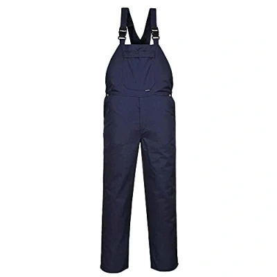 Image of Portwest Burnley Bib and Brace, Size: L, Colour: Navy, C875NARL