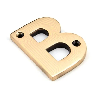 Image of From The Anvil Polished Bronze Letter B