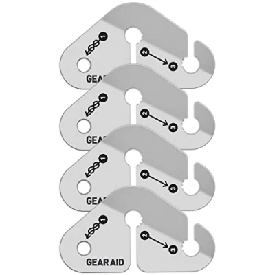 Image of GEAR AID Guyline Tensioner Use to Quickly Secure Tents, Tarps, and Set Up a Taut Clothesline at Camp