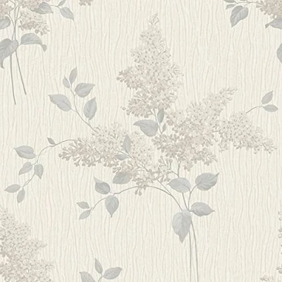 Image of Belgravia Decor Tiffany Fiore Beige Wallpaper GB41311 Italian Vinyl