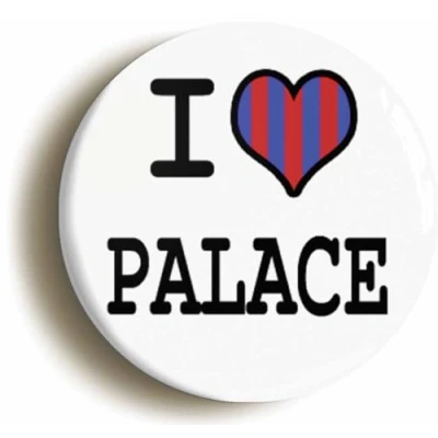Image of Ozorath I Heart Love Palace Button Badge (1inch / 25mm diameter)