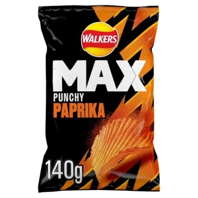 Image of Walkers Max Paprika 140G