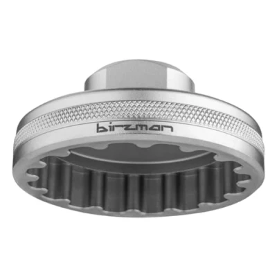 Image of Birzman B.B. Socket for SRAM® T47 DUB™ CNC Machined Steel, 16 Notch, Ø62 x 28mm, Compatible with C Bear®, CeramicSpeed®, Enduro®, Kogel®, White Industries ½ Drive