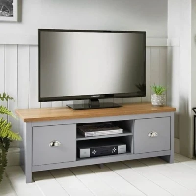 Image of B12 Millbrook TV Unit With shelving and drawer space to store boxes consoles. Suitable for screens up 55&quot;.