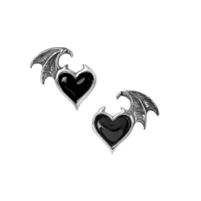 Image of Alchemy Gothic BlackSoul Women Earring Set Silver Coloured, Pewter,