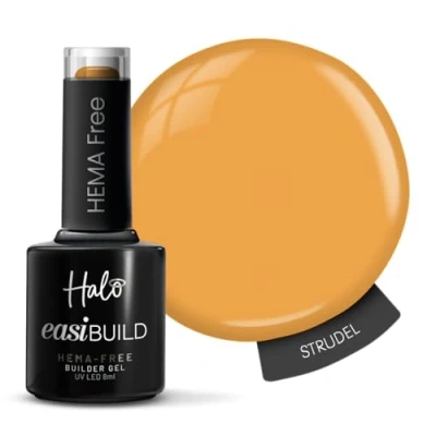 Image of Halo Easibuild Builder Gel 8ml Strudel UV/LED For Nails, Natural Growth &amp; Nail Strengthener. Hema Free Art Professional Manicure Repair