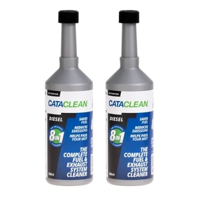 Image of Cataclean Diesel Complete Fuel &amp; Exhaust Cleaner Catalytic Converter, Valve Injector Additive Formulated for Performance Efficiency Pre MOT Emissions Reducer 2 x 500ml