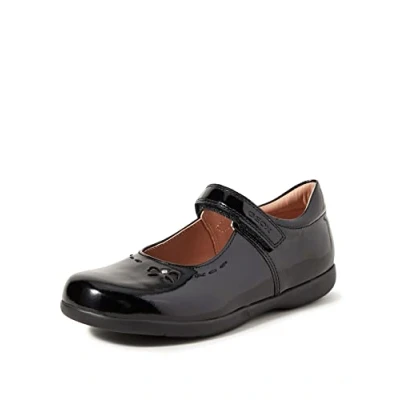 Image of Geox Girls J Naimara Ballerina, Black, 1.5 UK Child