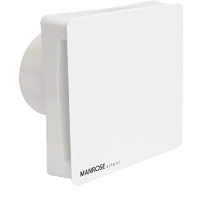 Image of Manrose 100mm Silent Concealed Extractor Bathroom Fan Adjustable Timer CSF100T