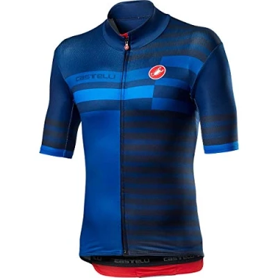 Image of CASTELLI 4520520 414 Mid Weight PRO Jrsy Men&#039;s T Shirt Savile Blue S