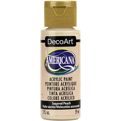 Image of DecoArt Acrylic Paint for Arts and Crafts, Sugared Peach, One Size
