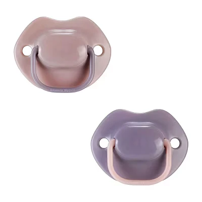Image of Tommee Tippee Moda Soothers, Symmetrical Orthodontic Design, BPA Free Silicone, 18 36m, Pack of 2 Dummies, Designs may vary