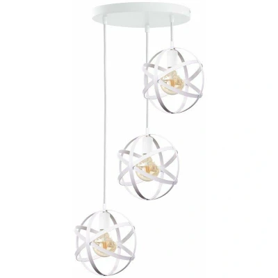 Image of Pola Cluster Pendant Ceiling Light White, 35cm, 3x E27