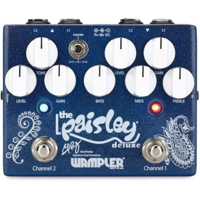 Image of Wampler Paisley Drive Deluxe Brad Signature Dual Overdrive Guitar Effects Pedal
