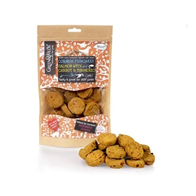 Image of Green &amp; Wilds Eco Dog TREATS Cornish Fishcakes with Salmon Turmeric